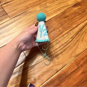 Baby 1/2 birthday blue party hat
